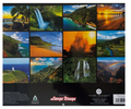Back cover of the 2026 Long’s Drugs Hawaiian calendar showing a grid of 12 stunning landscape photos from across the Hawaiian Islands, including beaches, waterfalls, mountains, and local landmarks.