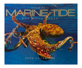 2026 Hawai‘i Marine Tide and Moon Phase calendar cover featuring a vivid close-up of an octopus swimming in clear blue ocean water.