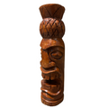 Tikis de madera de 30 cm tallados a mano: decoración polinesia única de Hawaiian Store