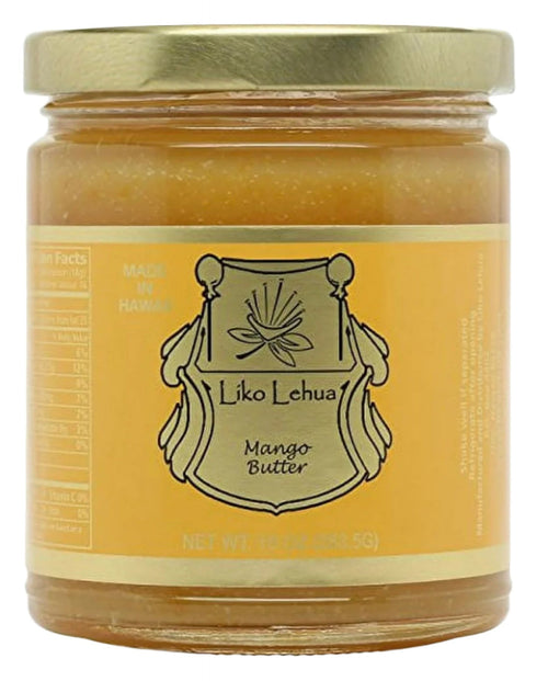 Liko Lehua mango Butter in a 10 ounce jar