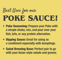 Aloha Shoyu Hawaiian Style Poke Sauces – 12 oz (Multiple Flavors)