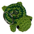 Handmade Crochet Turtle Keychain – Honu Sea Turtle Bag Charm, 3” – Pink or Green
