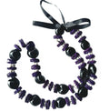 da Hawaiian Store Collar Lei de Nueces de Kukui y Concha de Mongo con Disco de Madera
