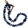 da Hawaiian Store Collar Lei de Nueces de Kukui y Concha de Mongo con Disco de Madera