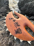 Hawaiian Store Handcarved Wood Polynesian Koʻi Pāhoa  Decorative Replica