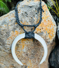 Hawaiian Store Authentic Boar's Puaʻa Tusk Necklace Polynesian and Micronesian