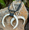 Hawaiian Store Authentic Boar's Puaʻa Tusk Necklace Polynesian and Micronesian