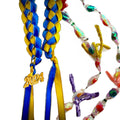 Graduation Lei Set 2026 Kukui Ribbon Candy 3 Piece Adjustable