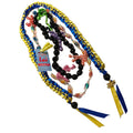 Graduation Lei Set 2026 Kukui Ribbon Candy 3 Piece Adjustable