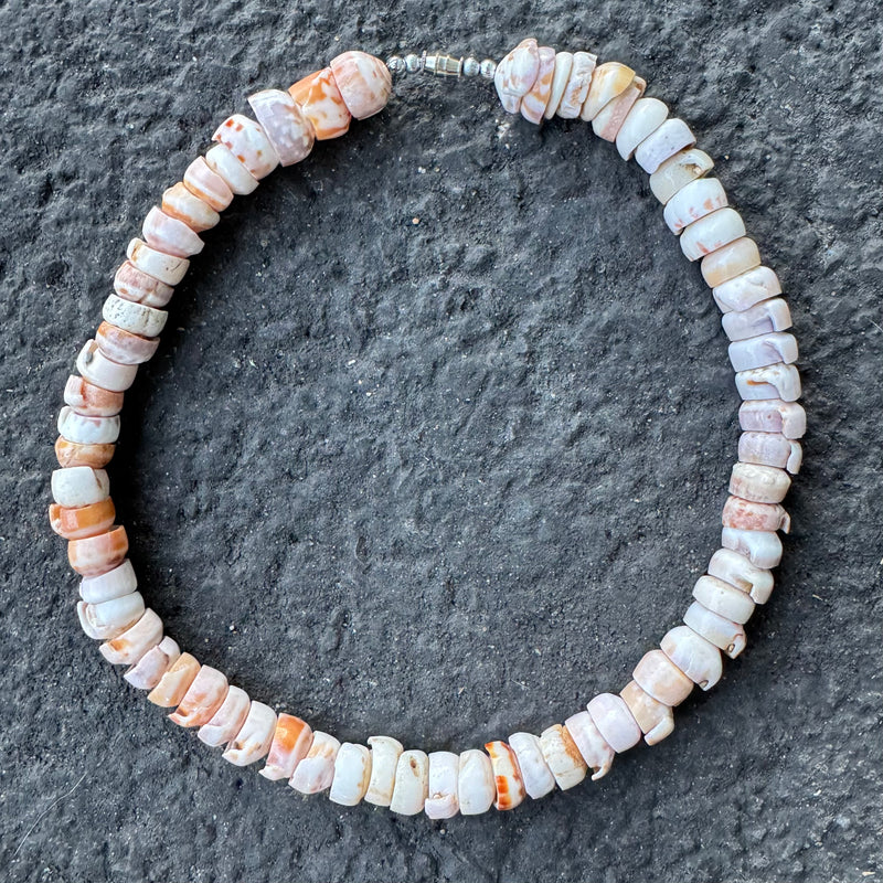 Hawaiian Store Handmade Large Cone Shell Choker Necklace – Genuine Puka Shell Jewelry, 18" or 20"