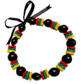 da Hawaiian Store Collar Lei de Nueces de Kukui y Concha de Mongo con Disco de Madera