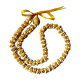 yellow and white mongo shell lei