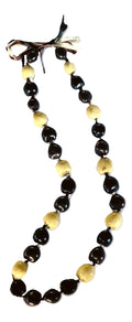 Hawaiian Store Kukui Nut Lei Necklace (Choose Color)