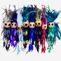 Hawaiian Warrior Ikaika Makaki'i Makini Mask Helmet in various colors