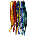 Colorful Ribbon Lei on a white background
