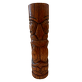 Tikis de madera de 30 cm tallados a mano: decoración polinesia única de Hawaiian Store