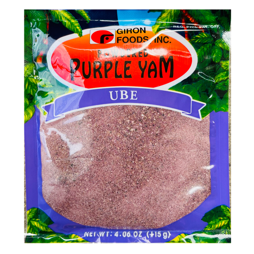 Giron Foods Powdered Ube Purple Yam 4.06 Ounce Pack