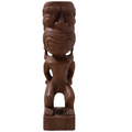 Tikis de madera de 30 cm tallados a mano: decoración polinesia única de Hawaiian Store