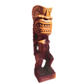 Tikis de madera de 30 cm tallados a mano: decoración polinesia única de Hawaiian Store