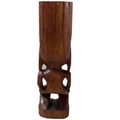 Tikis de madera de 30 cm tallados a mano: decoración polinesia única de Hawaiian Store