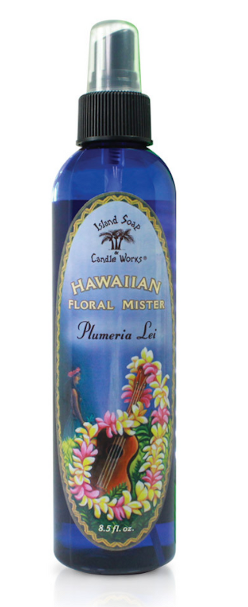 Plumeria Lei Body Mister in 8 oz spray bottle by Island Soap and Candleworks