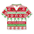 Hawaiian Mele Kalikimaka Ugly Shirt Card