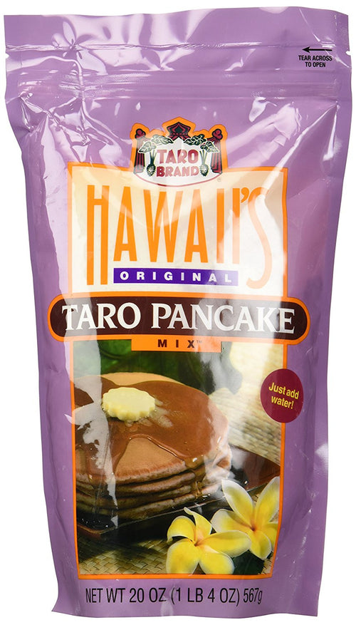 Taro Brand Hawaii’s Original Taro Pancake Mix – 20 oz purple resealable bag



