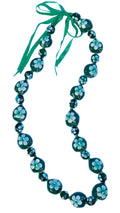 Graduation Kukui Nut Lei – Multi Color Flower Lei | Adjustable Ribbon Tie