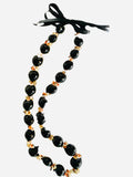 Graduation Kukui Nut Lei – Multi Color Flower Lei | Adjustable Ribbon Tie