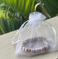 Cone Shell Stretchy Bracelet in gauze gift bag