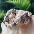 Hawaiian Store Natural Cone Puka Shell Stretch Bracelet (Choose Color)
