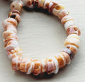 Warm toned Cone Shell Stretchy Bracelet