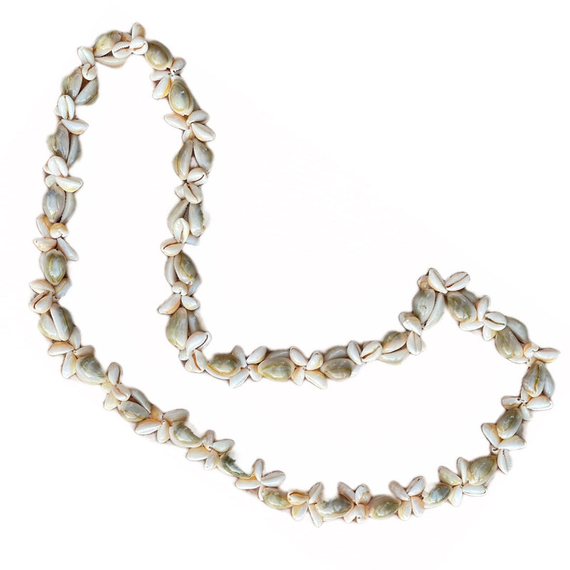 da Hawaiian Store Auténtico largo 40 pulgadas de longitud Cowrie Cowry Shell Lei