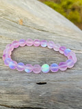 Magical Maui Mermaid Stretch Bracelet – 8mm Glowing Glass Beads