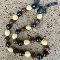 Hawaiian Store Kukui Nut Lei Necklace (Choose Color)