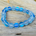 Magical Maui Mermaid Stretch Bracelet – 8mm Glowing Glass Beads