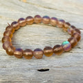 Magical Maui Mermaid Stretch Bracelet – 8mm Glowing Glass Beads